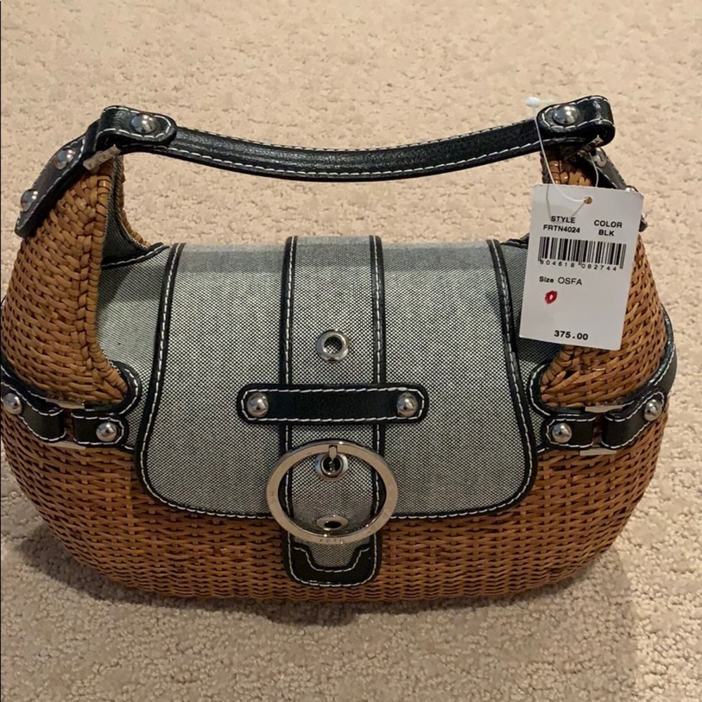 NEW Rafe New York Wicker Bag